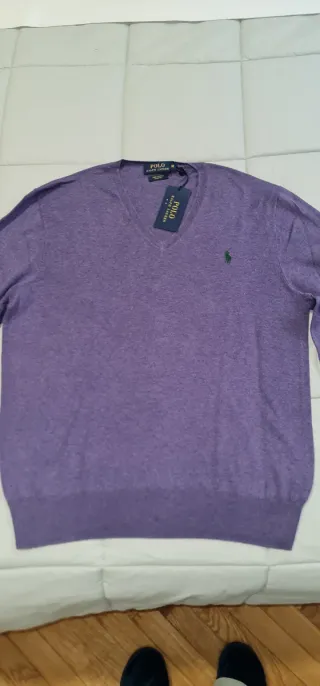Polo Ralph Lauren Jersey Morado Talla M