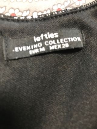 Vestido fiesta lentejuelas negro