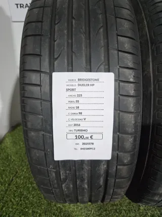 225 55 18 98V BRIDGESTONE DUELER HP SPORT