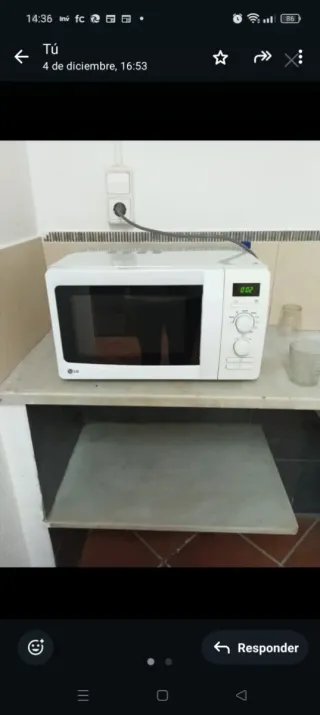 Microondas Grande LG Blanco