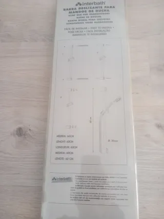 Barra de ducha deslizante Bath