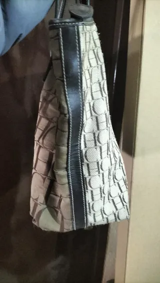 Bolso Carolina Herrera CH Beige/Marrón