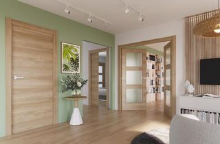 Puerta abatible Oslo Roble Nature (derecha)