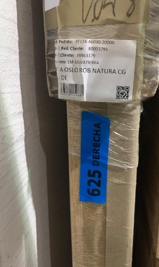 Puerta abatible Oslo Roble Nature (derecha)