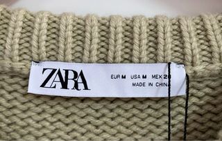 Jersey Corto de Punto Talla M Zara