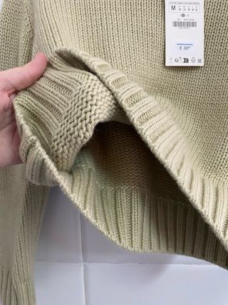 Jersey Corto de Punto Talla M Zara