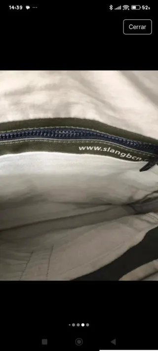 Bolso bandolera Slang verde militar