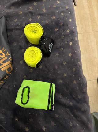 Bolsa Buddha Fight Wear Muay Thai Negra y Dorada