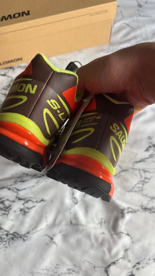 Salomon XT6 Talla 46 Naranja Rojo