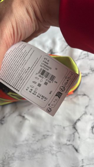 Salomon XT6 Talla 46 Naranja Rojo