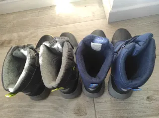 Dos pares de botas de nieve núm 37