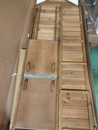 Armario exterior madera 35x70x177cm