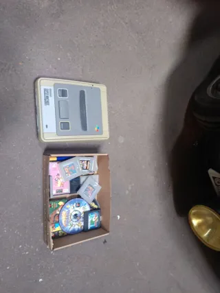 Super Nintendo SNES + Caja Juegos de Game boy y ga