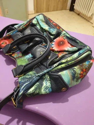 Bolso Desigual Mediano Multicolor Nuevo