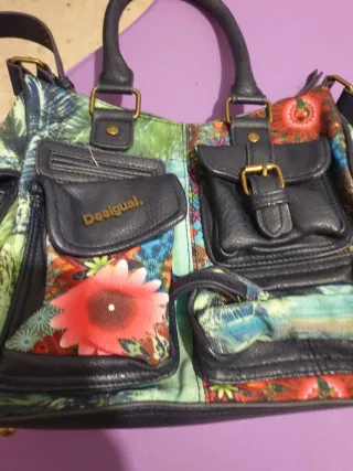 Bolso Desigual Mediano Multicolor Nuevo