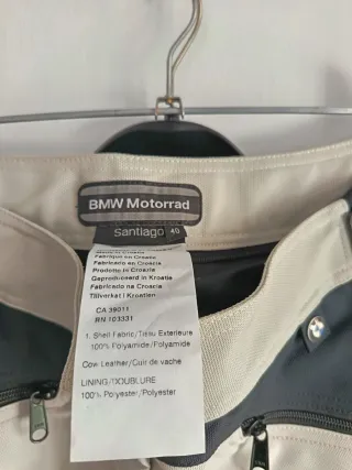 Chaqueta Moto BMW Mujer Talla M pantalón talla 40