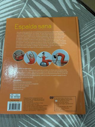 libro Espalda sana con DVD