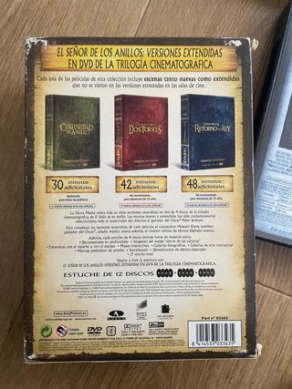 El Señor de los Anillos Trilogía DVD Ext.