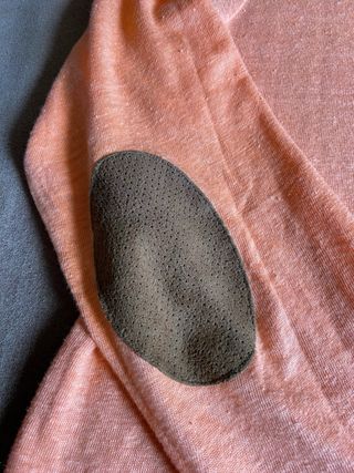 Blusa Massimo Dutti L Naranja Lino y Elastano