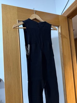 Mono negro con brillos