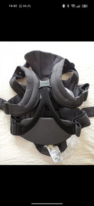 Mochila Portabebés BabyBjörn Gris Oscuro