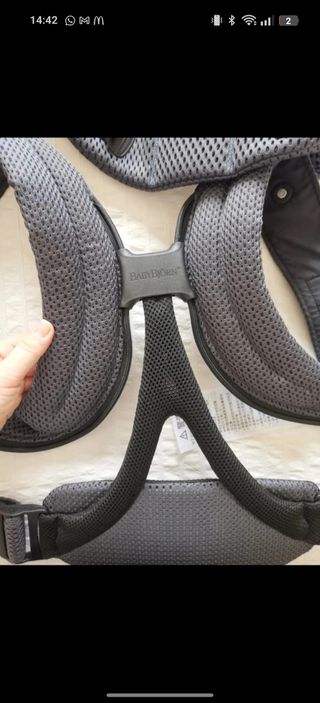 Mochila Portabebés BabyBjörn Gris Oscuro