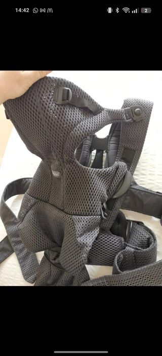 Mochila Portabebés BabyBjörn Gris Oscuro