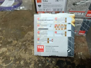 5 paquetes tacos TOX Trika 6mm 100 uds