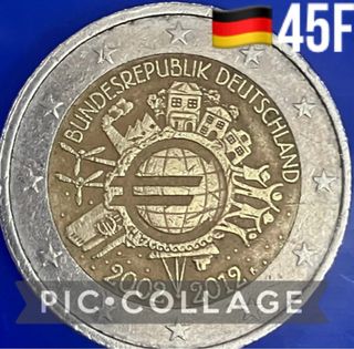 Lotto Monete 2 Euro commemorative per Colin D.