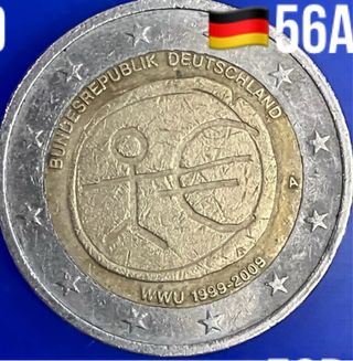 Lotto Monete 2 Euro commemorative per Colin D.