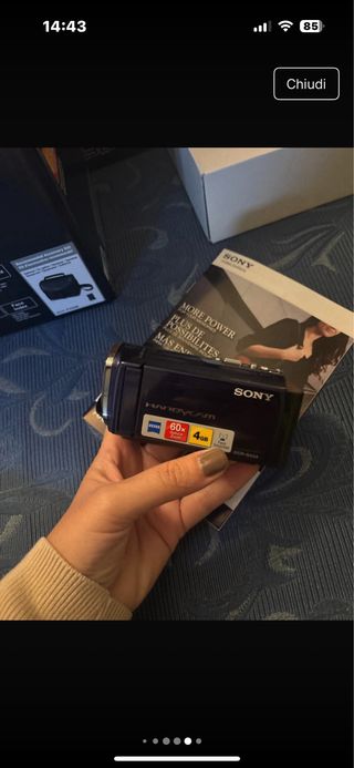 Videocamera Sony DCR-SX34E Handycam + Borsa