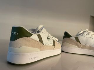 Zapatillas Lacoste Hombre Beige/Blanco Nuevas