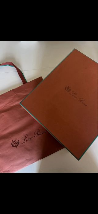 Bolso Loro Piana Sesia XL Azul  Nuevo y sin uso