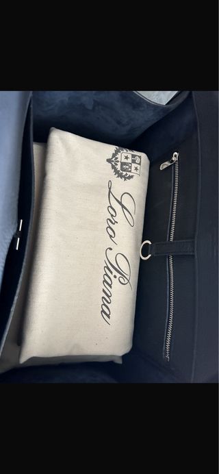 Bolso Loro Piana Sesia XL Azul  Nuevo y sin uso