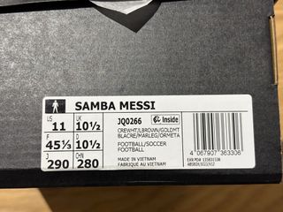 Adidas Samba Messi Beige/Gris