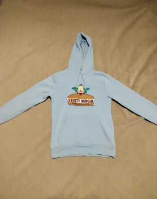 Sudadera Krusty Burger Los Simpson Azul