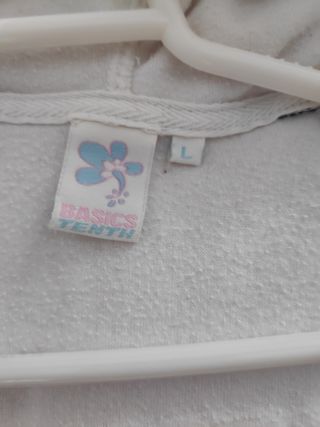 Sudadera Tenth Basics Mujer Blanca