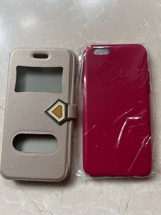 Dos fundas para iPhone 6 con logo