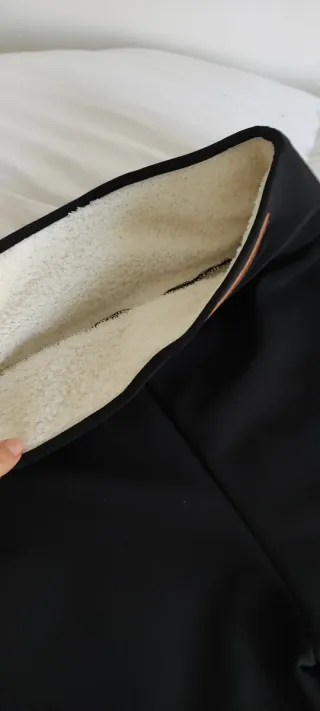 Pantalones elásticos forro borreguito