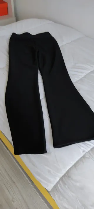 Pantalones elásticos forro borreguito