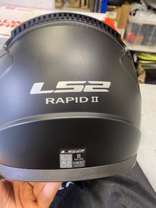 Capacete LS2 Rapid II Preto Fosco