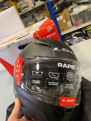 Capacete LS2 Rapid II Preto Fosco