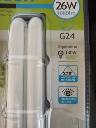 Lámpara Bajo Consumo 26W G24 1680lm