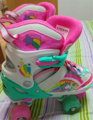 Patines niña talla 34-37 unicornio