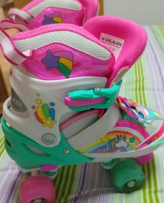 Patines niña talla 34-37 unicornio