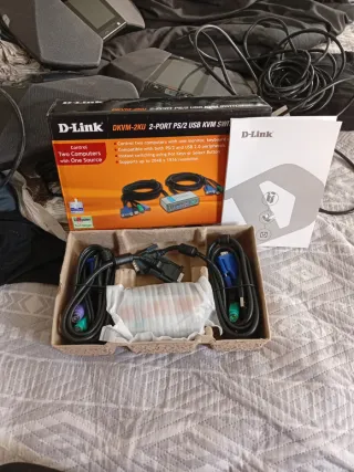 D-Link DKVM-2KU Switch KVM 2 Puertos PS/2 USB