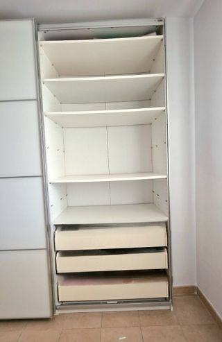 ARMARIO PAX PUERTAS CORREDERAS 2m VIDRIO BLANCO