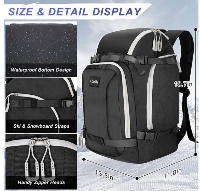 Bolsa botas esquí 50L impermeable | NUEVA