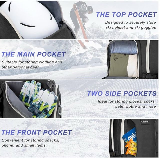 Bolsa botas esquí 50L impermeable | NUEVA