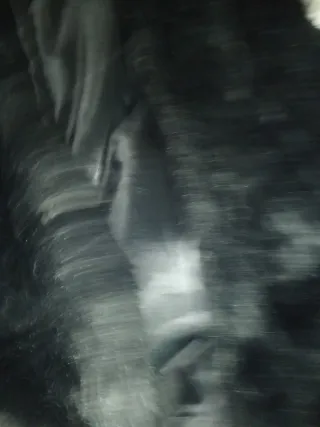 Abrigo de piel negro, nuevo con etiqueta